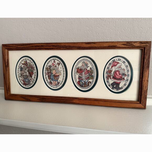 Four Seasons Santa Folk Art Print by Sue Winton-Plett - Picture 4 of 10